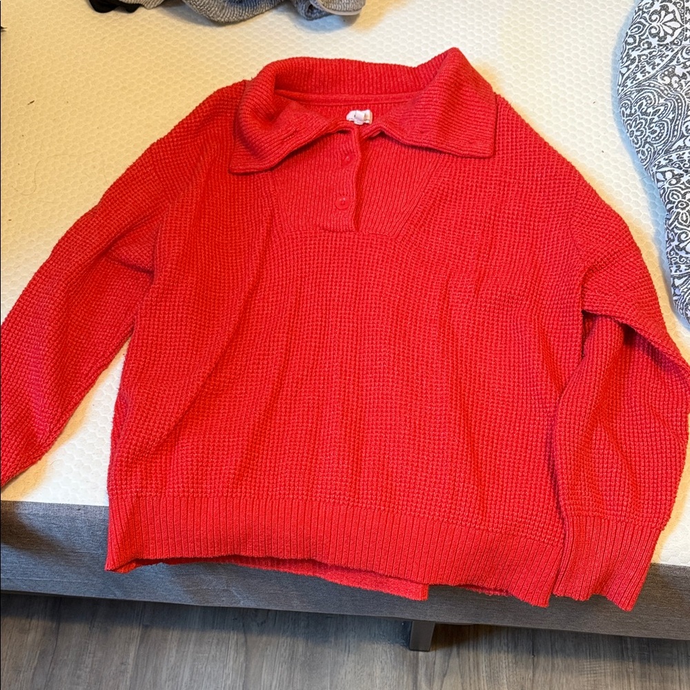Aerie Red Women's Sweater